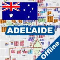 Adelaide Metro Rail Travel Map
